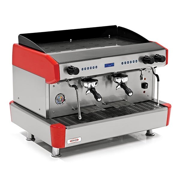 Empero Otomatik Capuccino Espresso Makineleri 3 Gruplu Siyah EMP.CPC.3GB-D