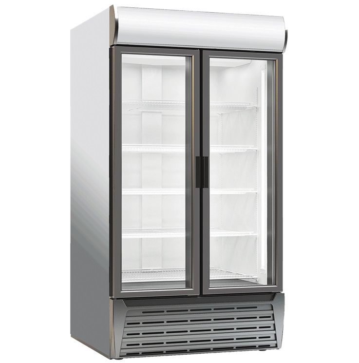 Cold-Era Çift Çarpma Kapılı Şişe Soğutucu CL900 HDC- Siyah Renk