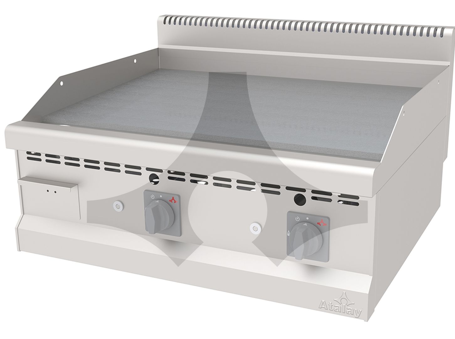 ATALAY GAS GRILL FLAT FLAT 1000x600x300 mm, AGI-1060 600 Series Snack Cookers ATALAY E AGI-1060