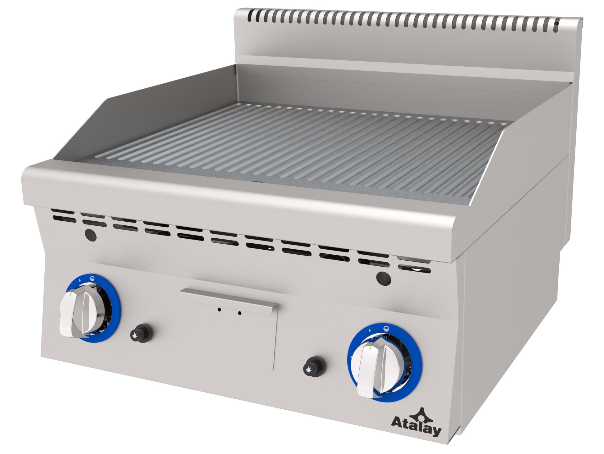 Atalay Gazlı Izgara Setüstü Oluklu 600X600X300 Mm, Agı-660 N 600 Seri Snack Pişiriciler Atalay E Agı-660 N
