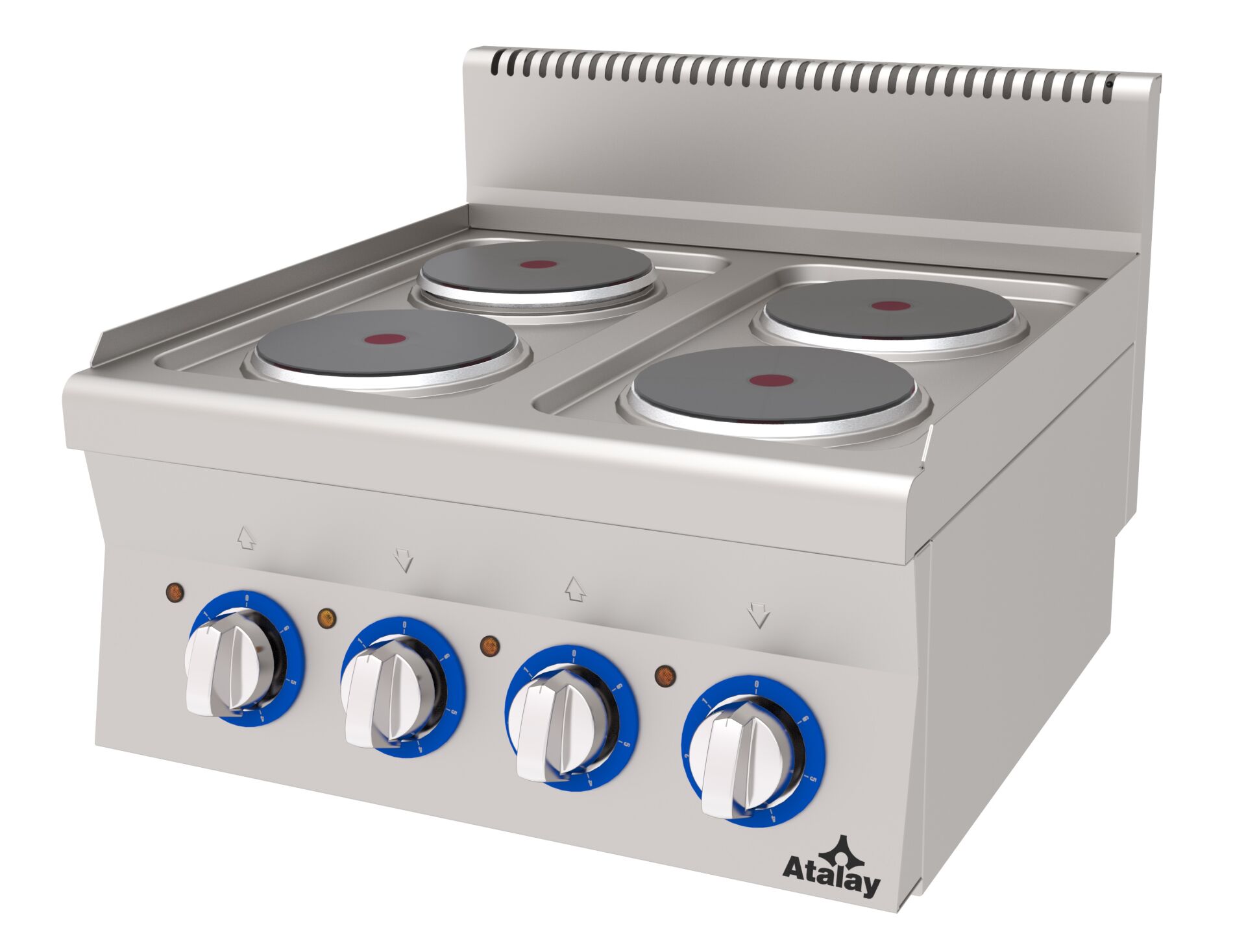 Atalay Elektrikli Ocak Setüstü 4 Plate 600X600X300 Mm. Elk., Aeo-660 600 Seri Snack Pişiriciler Atalay E Aeo-660