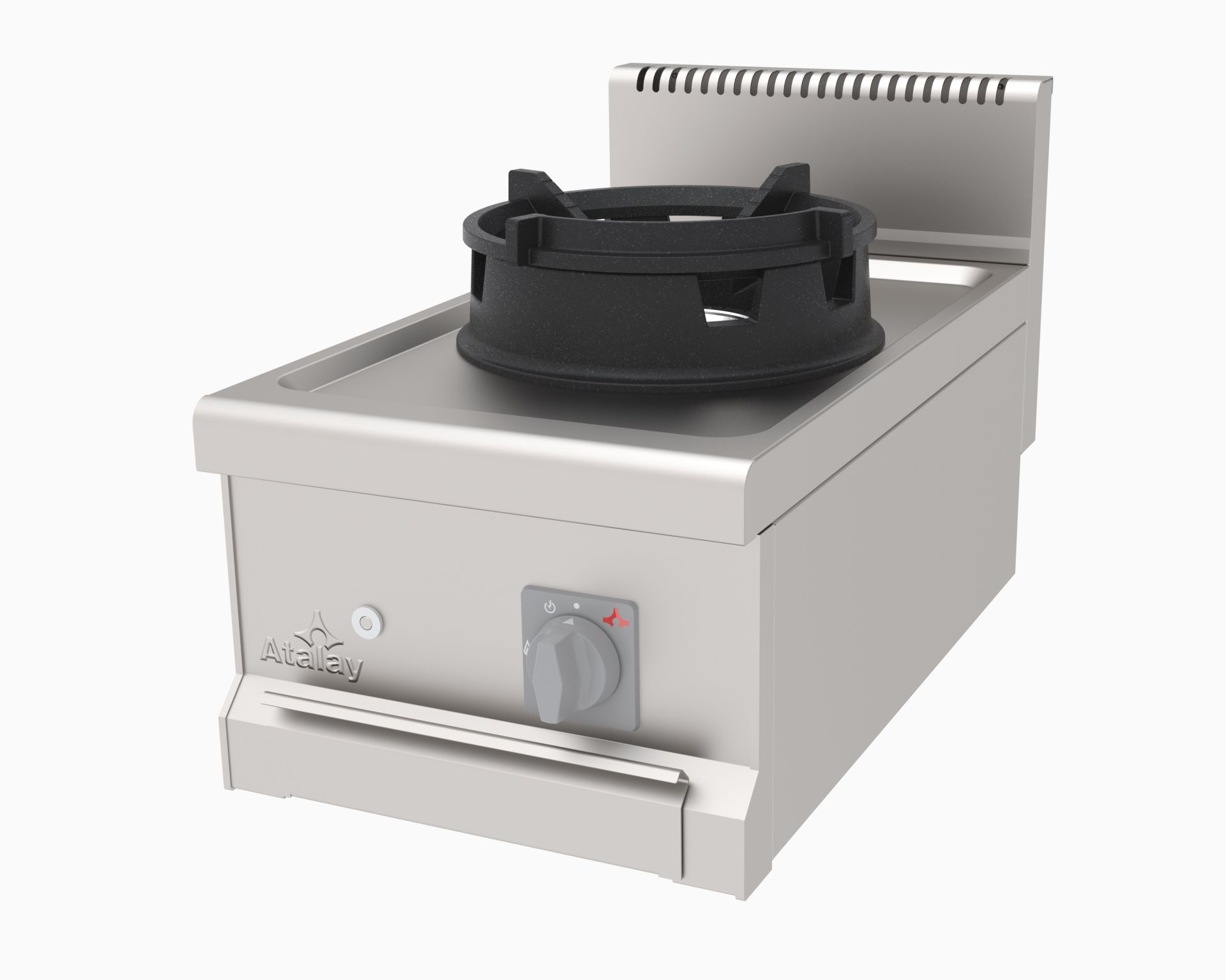 Atalay Gazlı Wok Ocak Setüstü Tek Bekli 400X600X300 Mm. Awo-460 600 Seri Snack Pişiriciler Atalay E Awo-460
