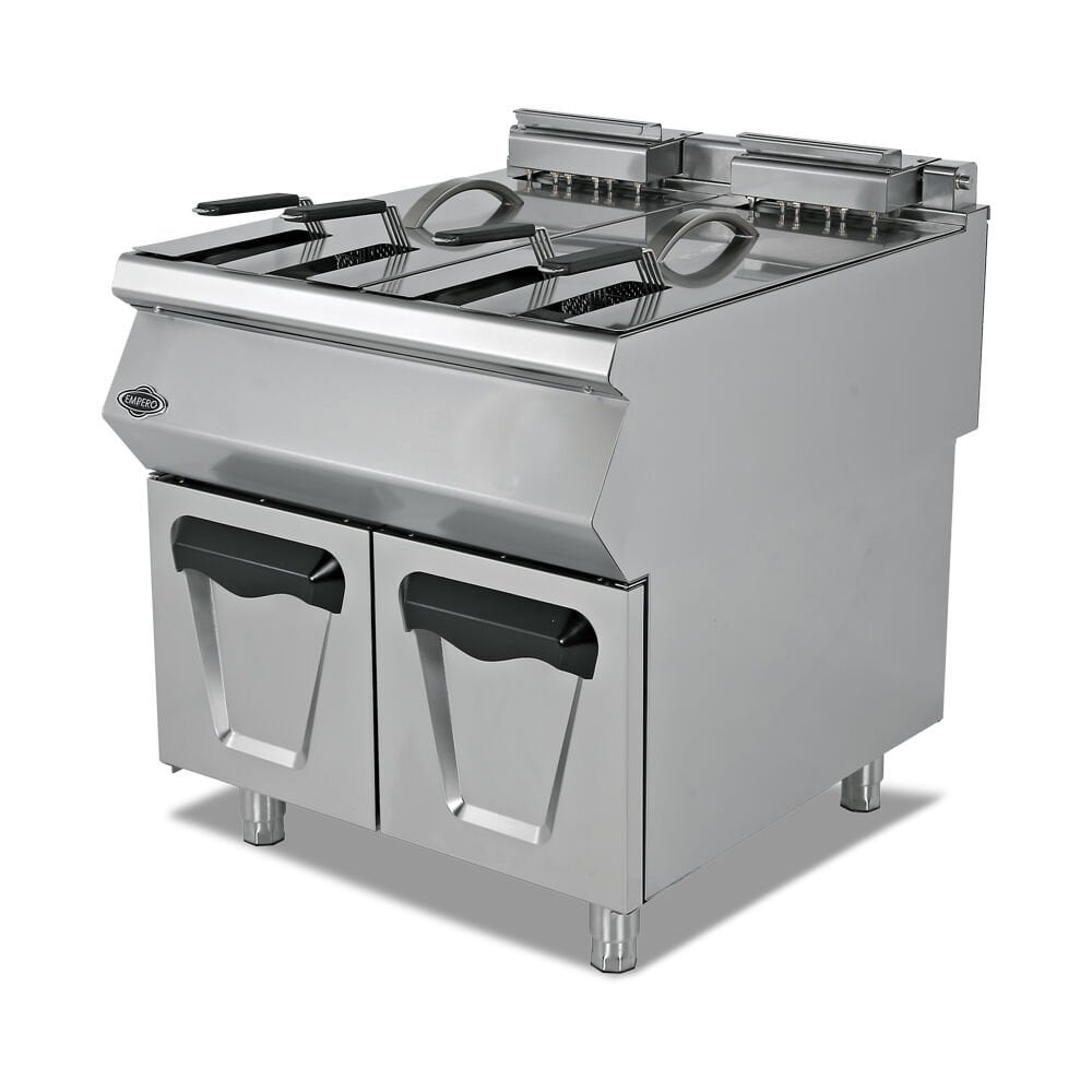 Empero Gazlı Fritöz, Standlı, 24+24 Lt, EMP.PLS.7FG020-AS