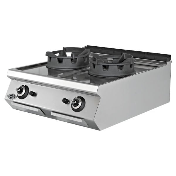 Empero 2 Brulörlü Gazlı Wok Ocağı, 70'Lik Seri EMP.PLS.7WK020