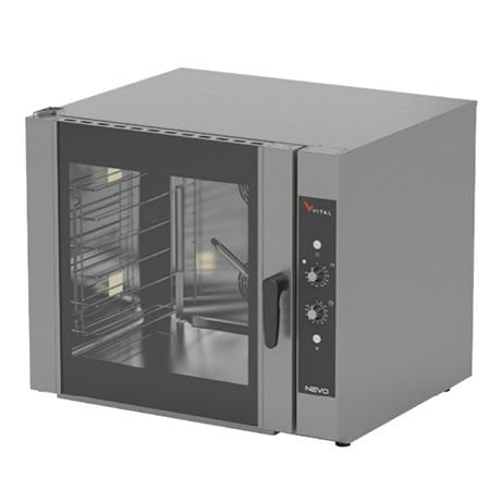 Vital NEVO-06EM – Elektrikli Konveksiyonlu Patisserie Fırın, Manuel, 6 Adet 40x60 mm Tepsi Kapasiteli