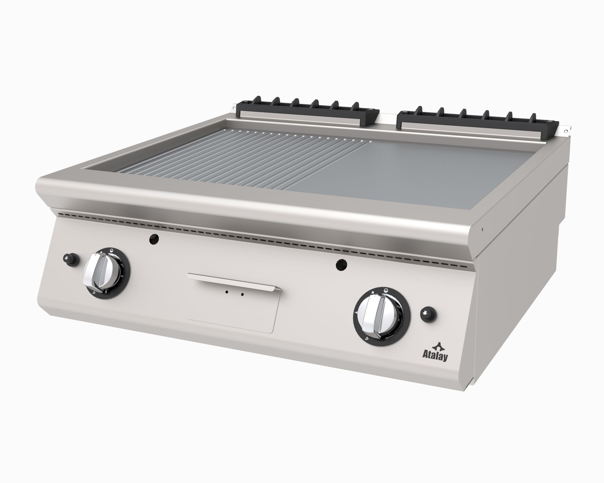Atalay Izgara Setüstü Yarı Oluklu Yarı Düz 600X730X300 Mm. Agı-673 Nd 700 Seri Pişiriciler Atalay Agı-673 Nd