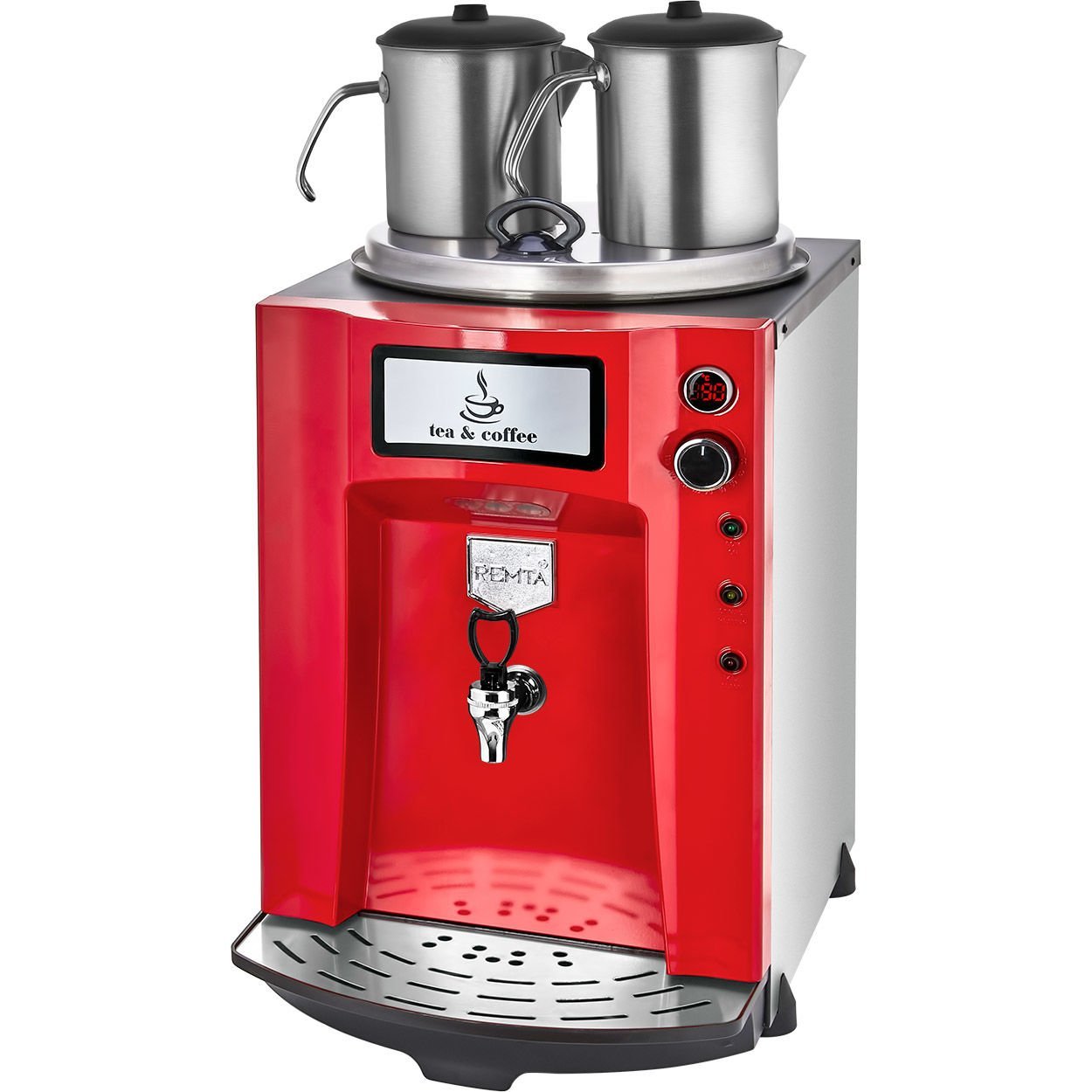Remta DE11P Premium Jumbo Tea Maker with 2 Teapots 23 lt