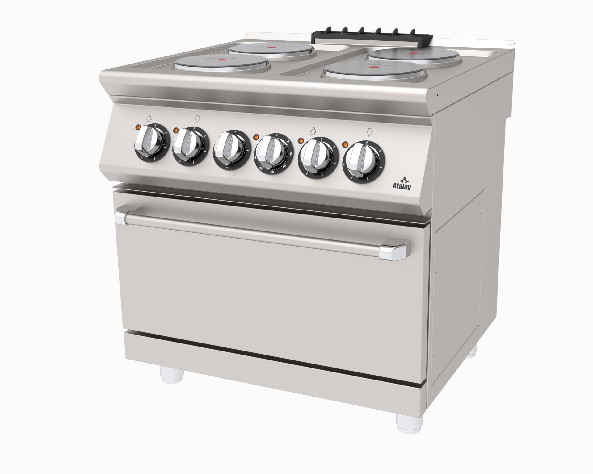 Atalay Kuzine 4 Plate 800X730X850 Mm. Elk., Aek-873 700 Seri Pişiriciler Atalay Aek-873