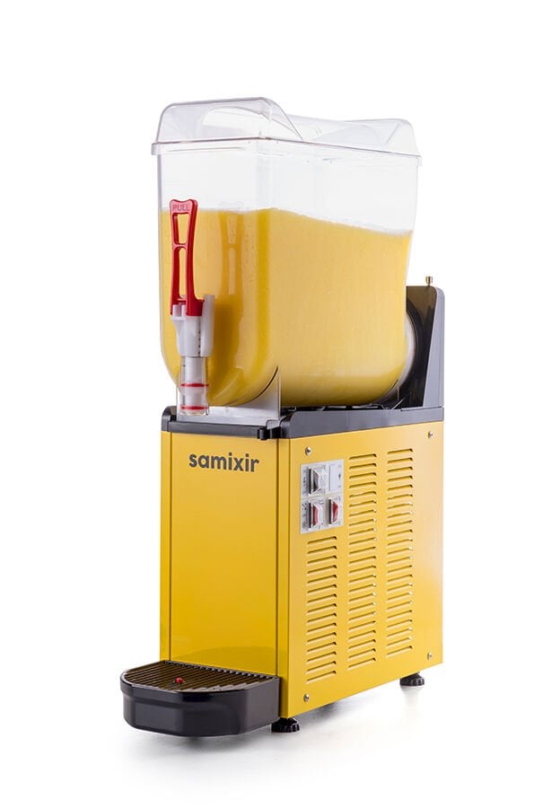 Samixir SLUSH12.Y Slush Mono Buzlu İçecek Dispanseri - 12 Lt- Sarı