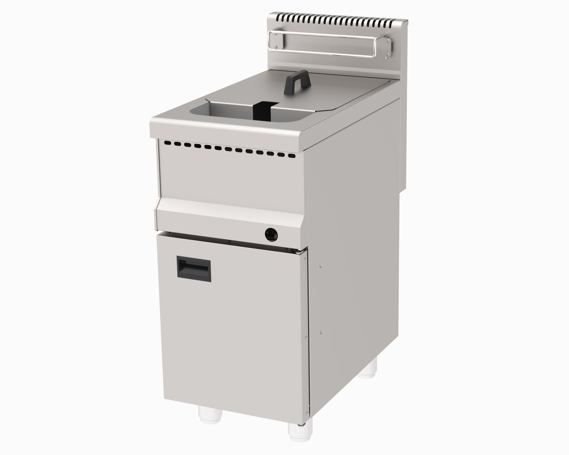 Atalay Fritöz Dolaplı Tek Sepet 400X700X850 Mm. Gazlı., Agf-470 700 Seri Pişiriciler Atalay Agf-470