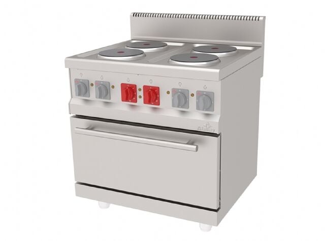 Atalay Kuzine 4 Plate 800X700X850 Mm. Elk., Aek-870 700 Seri Pişiriciler Atalay Aek-870