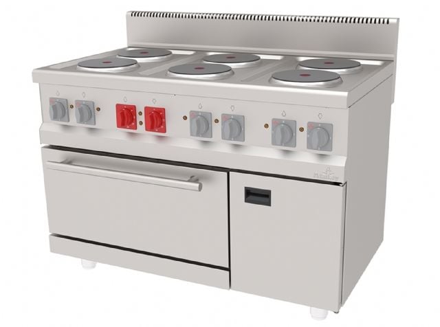 Atalay Kuzine 6 Plate 1200X700X850 Mm. Elk., Aek-1270 700 Seri Pişiriciler Atalay Aek-1270