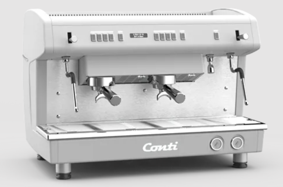 Conti Monaco X-One TCI TC EVO 2G Tam Otomatik Espresso Kahve Makinesi, Tall Cup, 2 Gruplu, Beyaz