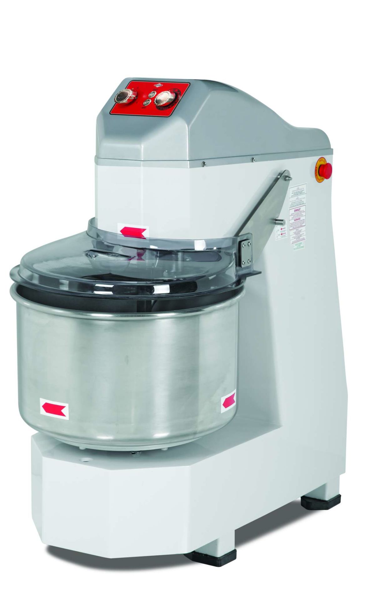 Empero Spiral Hamur Yoğurma Makinesi 30 Kg Un 50 Kg Hamur Çift Devirli 380 V SH.02