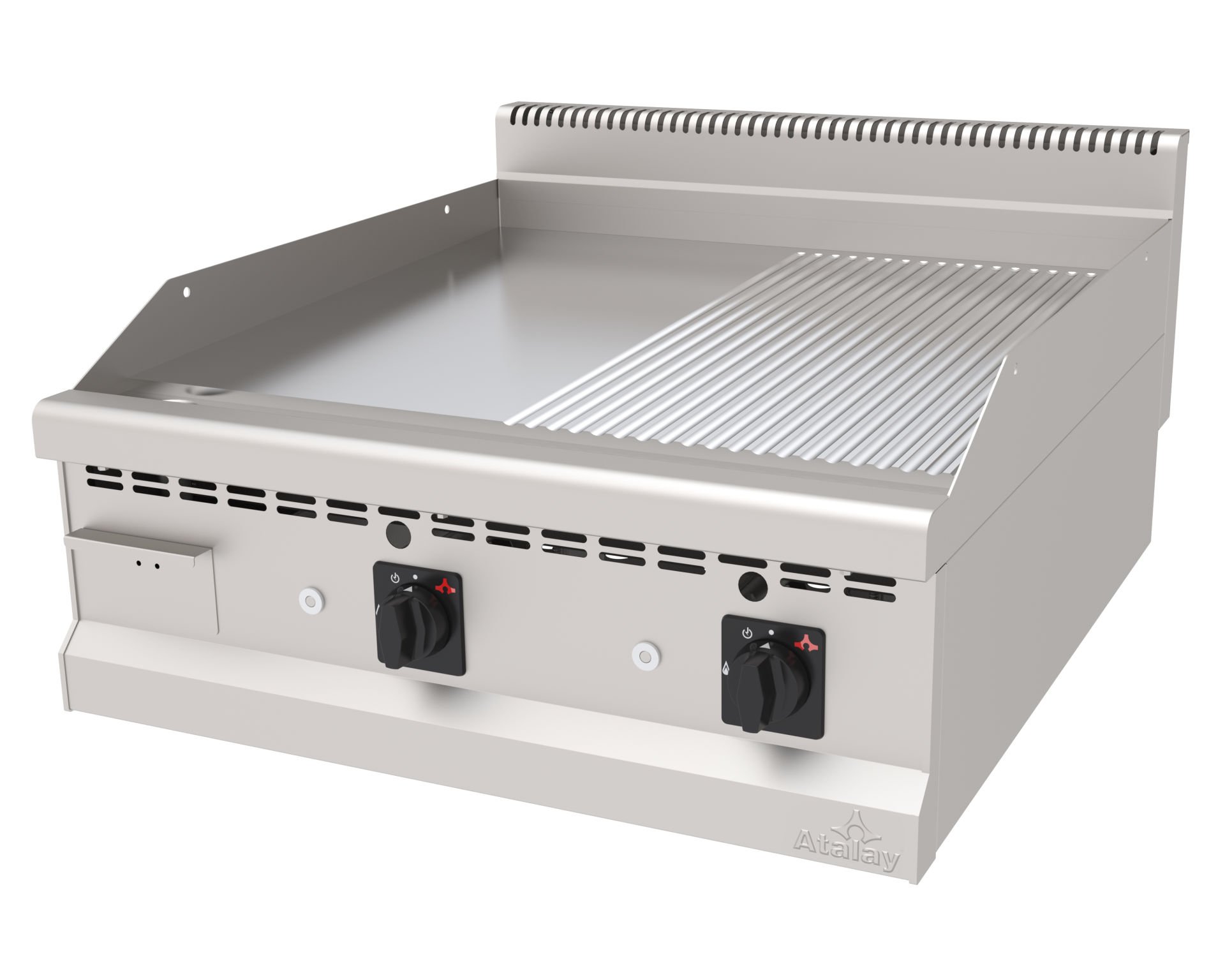 ATALAY GRILL STOWER SEMI-CORRUGATED SEMI-FLAT 800x900x300 mm. GAS., AGI-890 ND S 900 Series Cookers ATALAY AGI-890 ND S