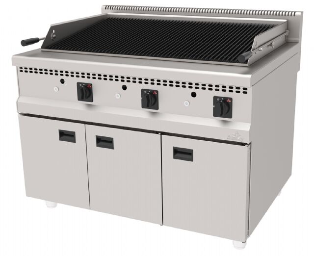 Atalay Lavataşlı Izgara Dolaplı 1200X900X850 Mm. Gazlı., ALI-1290, 900 Seri Pişiriciler