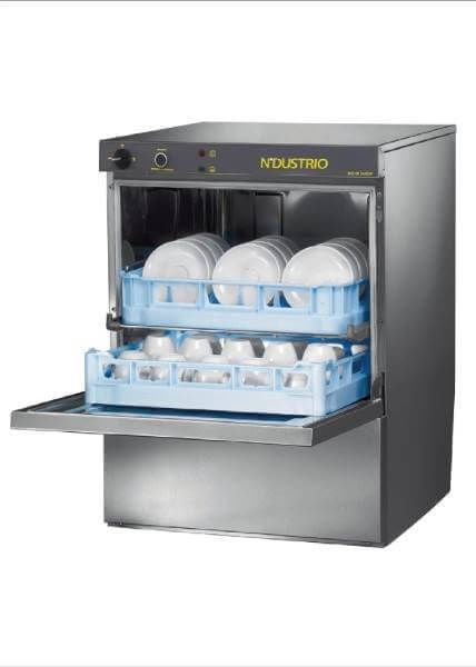 Ndustrio WZ-50D غسالة صحون تحت الطاولة بمضخة تصريف ، 500 طبق / ساعة