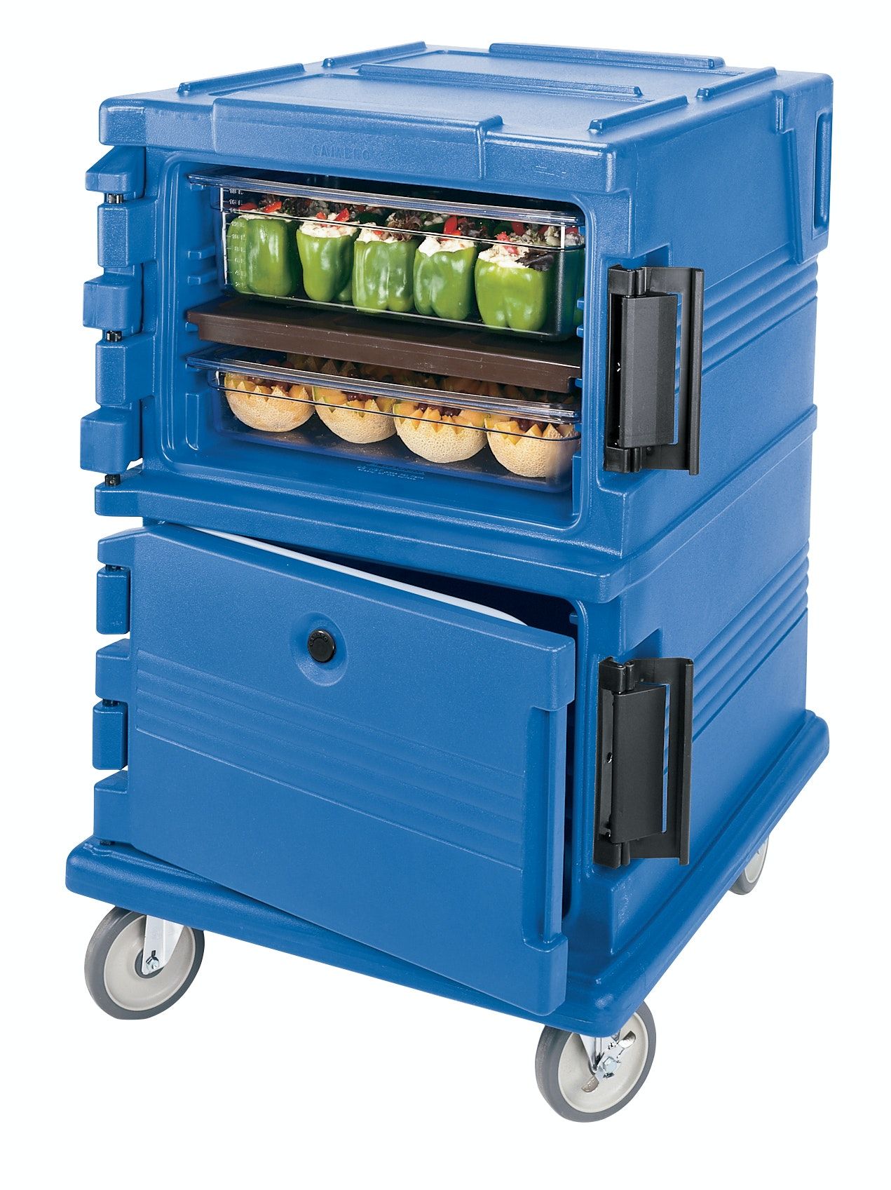 Cambro UPC1200 Mobile Wheeled Thermebox with Front Cover