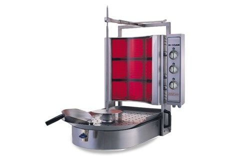 İnoksan PDE303 Elektrikli Döner Ocağı - 3 Radyanlı - Robax Camlı - Alttan Motorlu