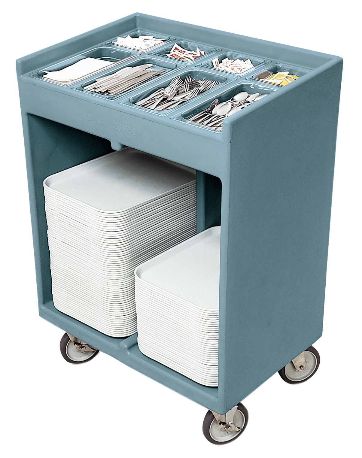 Cambro TC1418 Tepsi, Çatal, Bıçak Taşıyıcı Araba