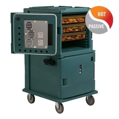 Cambro UPCH16002 Elektrikli Isıtmalı Thermobox, Önden Kapaklı Basınç ve Nem Kontrollü Yiyecek Tutma Dolabı GN 1/1 10 CM X 16 GN 2/1 10 CM X 8