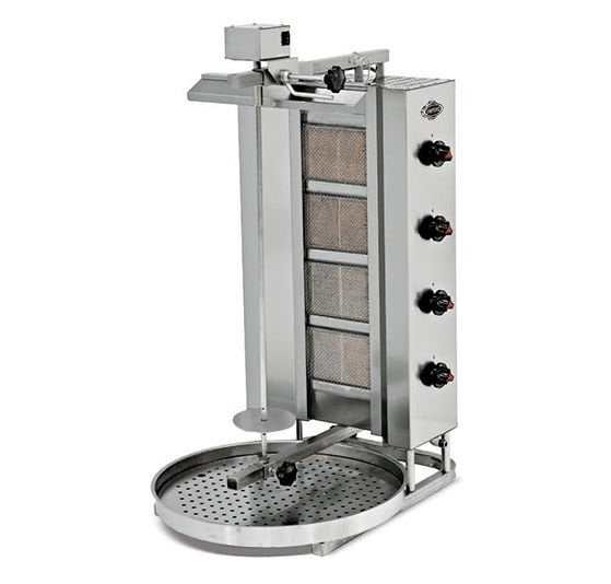 Empero Gazlı Döner Ocağı Üstten Motorlu, 5 Radyanlı EMP.DN.222