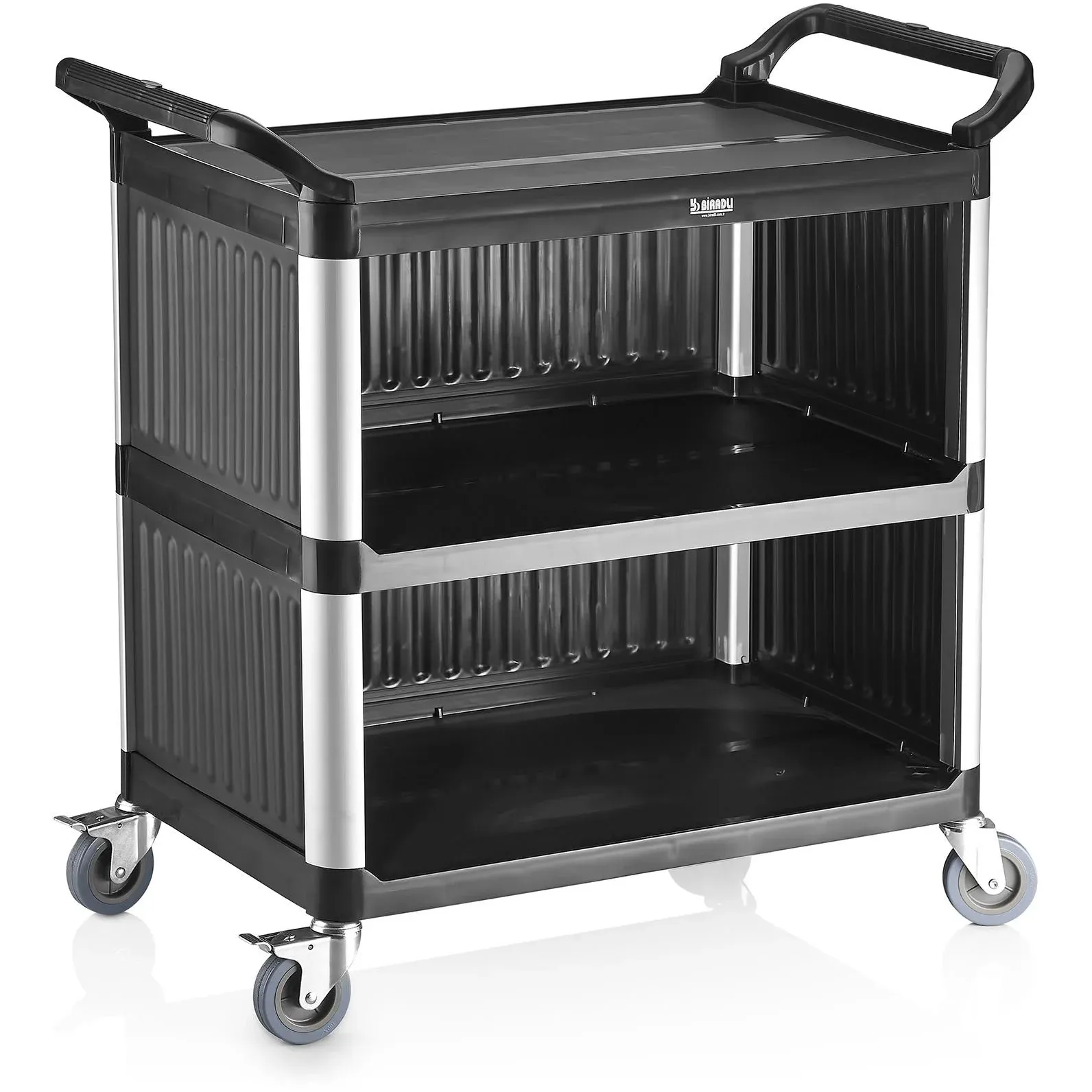 Biradlı Monoblok Servis Arabası - Etrafı Kapalı - BRD-53