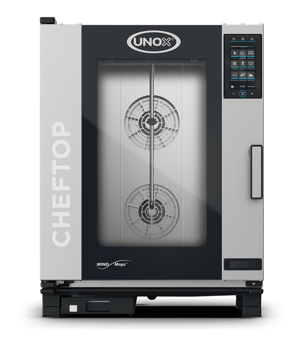 Unox Cheftop Plus Kombi Fırın, Gazlı, 10 GN 1/1 - XEVC-1011-GPRM