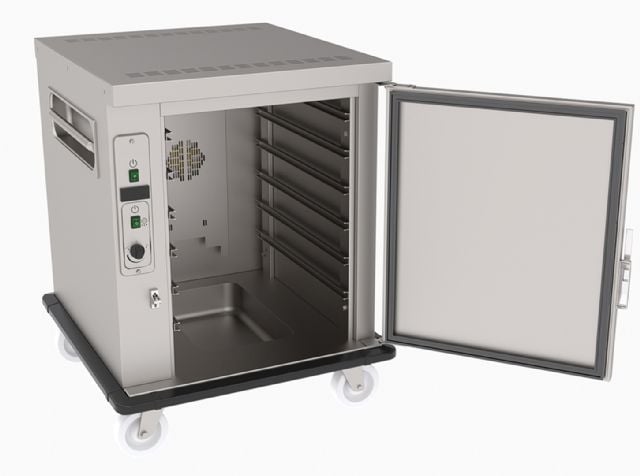 ATALAY BANQUET TROLLEY GN 2/1 6-TRAY ELK.، ABA-6 2/1