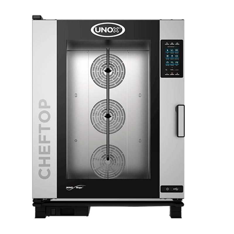 Unox Cheftop Plus Kombi Fırın, Gazlı, 10 GN 2/1 - XEVC-1021-GPRM