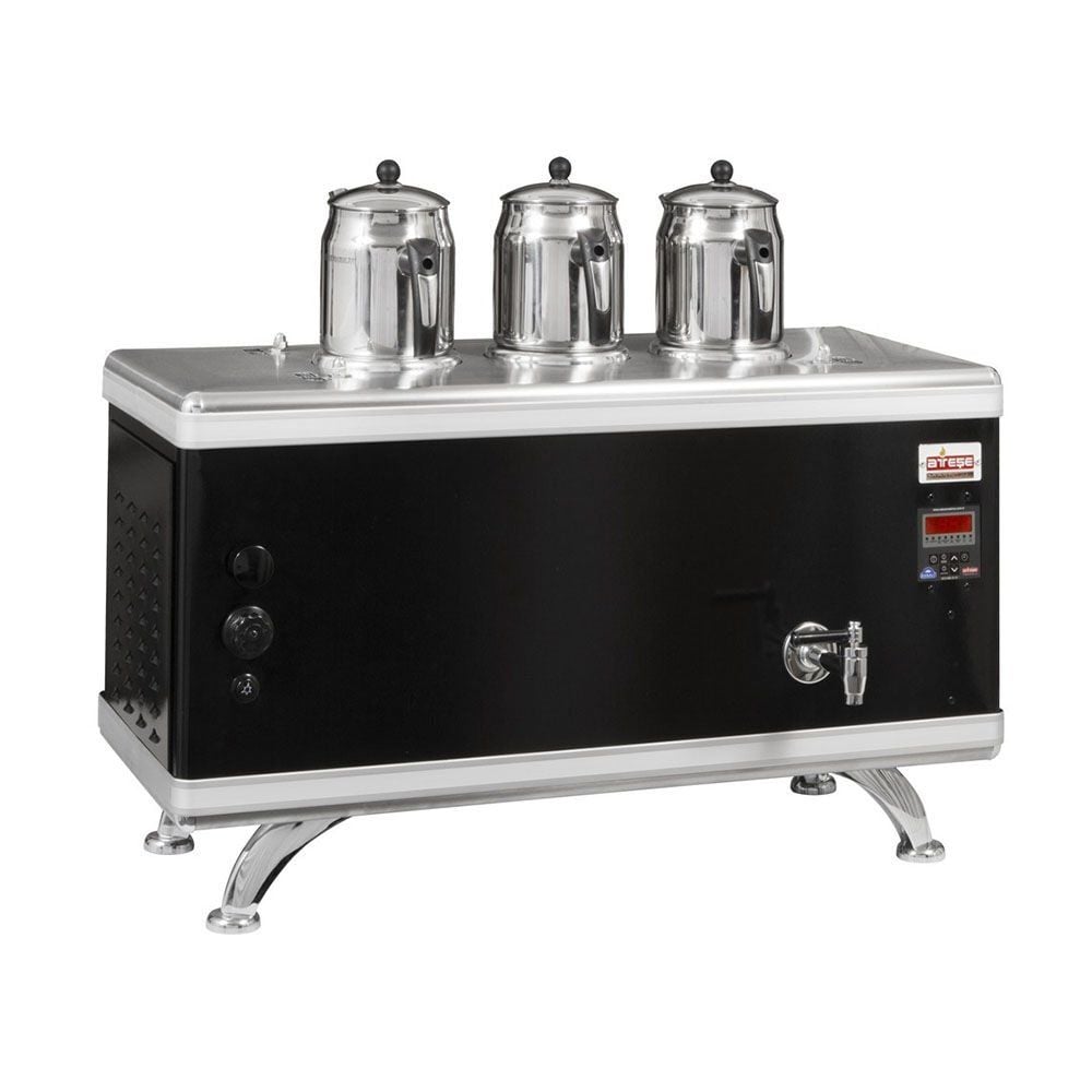 Ateşe Titanium Compact Akıllı Statik Çay Kazanı - 4 Demlikli - TCSGE04
