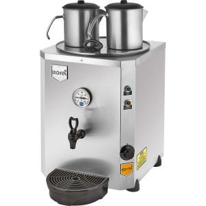 Remta DE11 Jumbo Çay Makinesi, 2 Demlikli, 23 Lt, Elektrikli