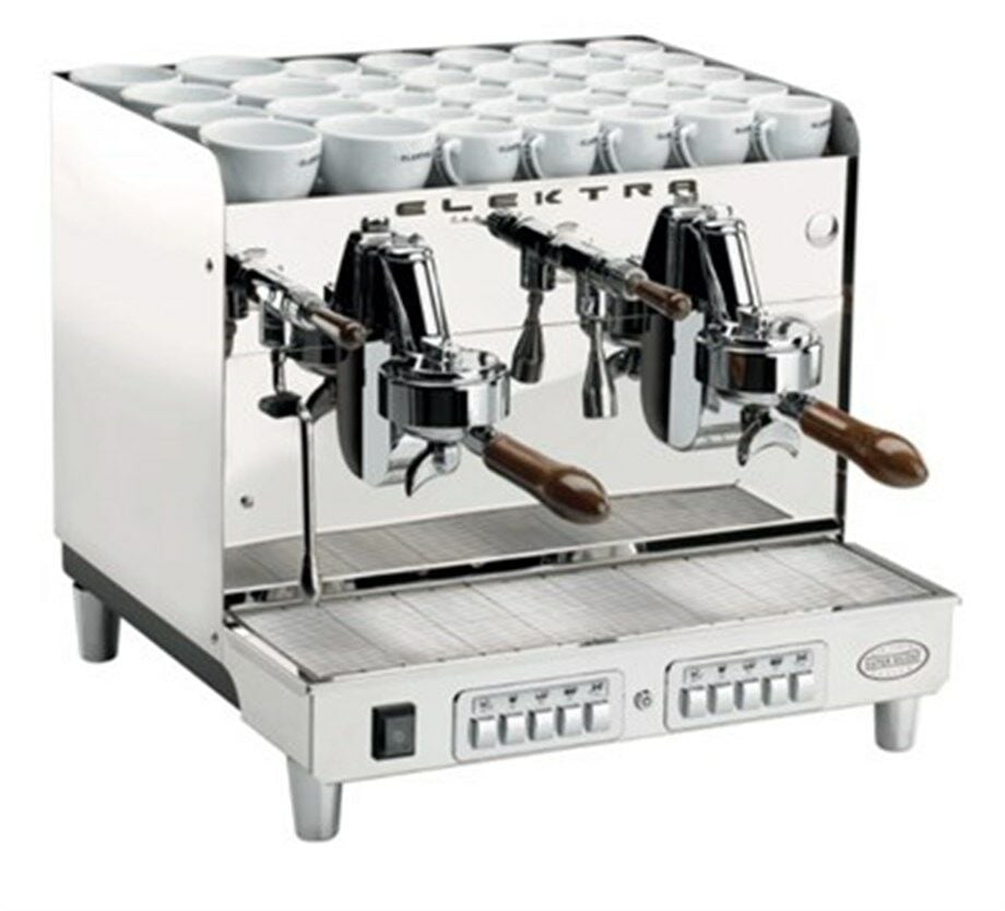 Elektra Sixties Otomatik Kahve Makinesi, 2 Gruplu, INOX