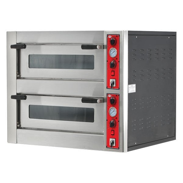 Empero Elektrikli Pizza Fırını İki Katlı Ø 250 Mm*4+4 Pizza EMP.4+4