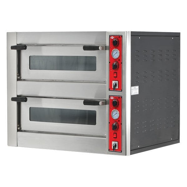 Empero Elektrikli Pizza Fırını İki Katlı Ø 330 Mm*4+4 Pizza EMP.8+8
