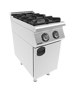 İnoksan Perfect 700 Series Gas Cooker, Cabinet, 2 Burners, INO-7KG10