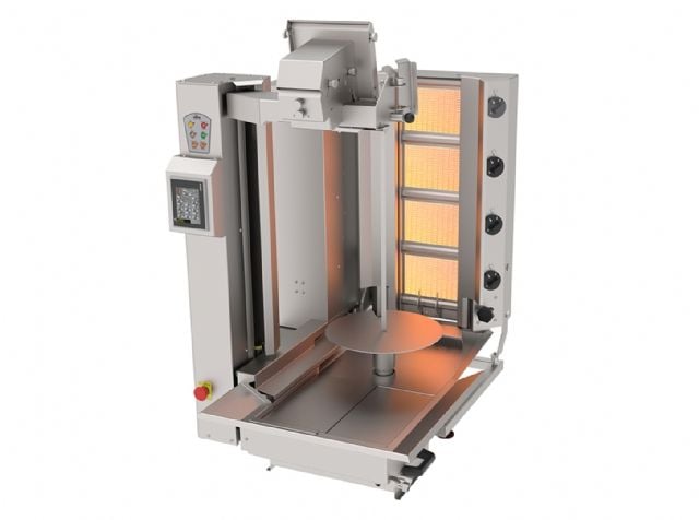 Atalay Döner Robotu Otomatik Geniş Kesim Compact 5 Radyanlı Gazlı., Adr-C1 4G Gk Döner Ocakları Atalay Adr-C1 4G Gk