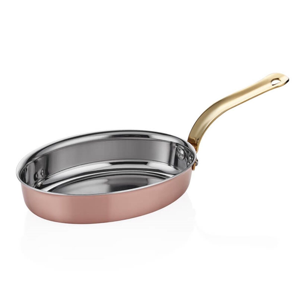 Altınbaşak A 101OT Multi Metal Bakır Mini Oval Tava