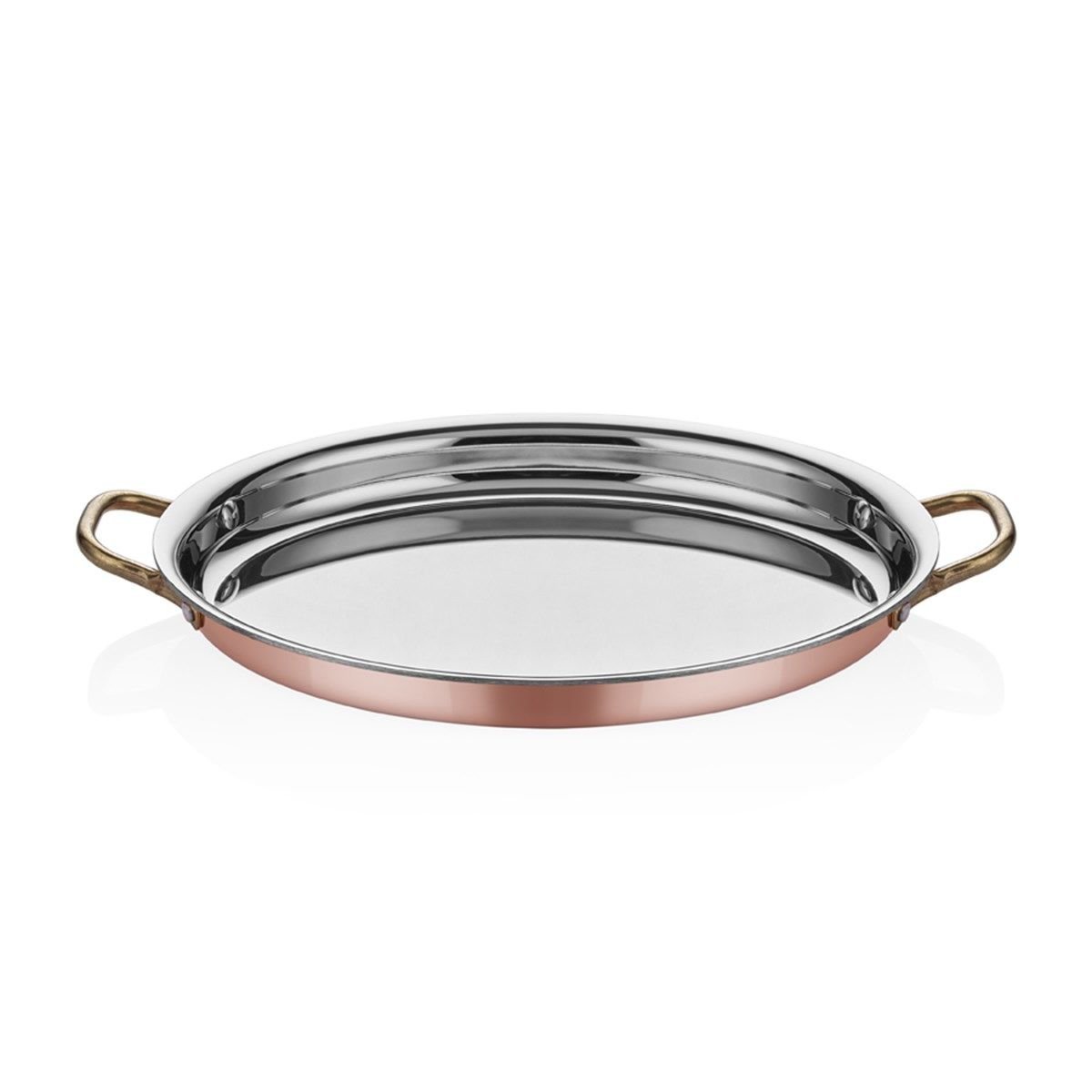Altınbaşak A 101OS Multi Metal Bakır Oval Sığ Sahan