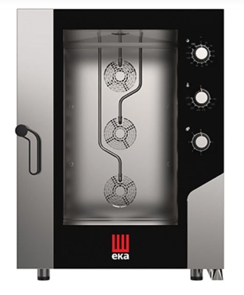 Eka MKF 1064 S Electric Convection Oven with Humidification, Electromechanical 10 Pieces 600x400 Trays