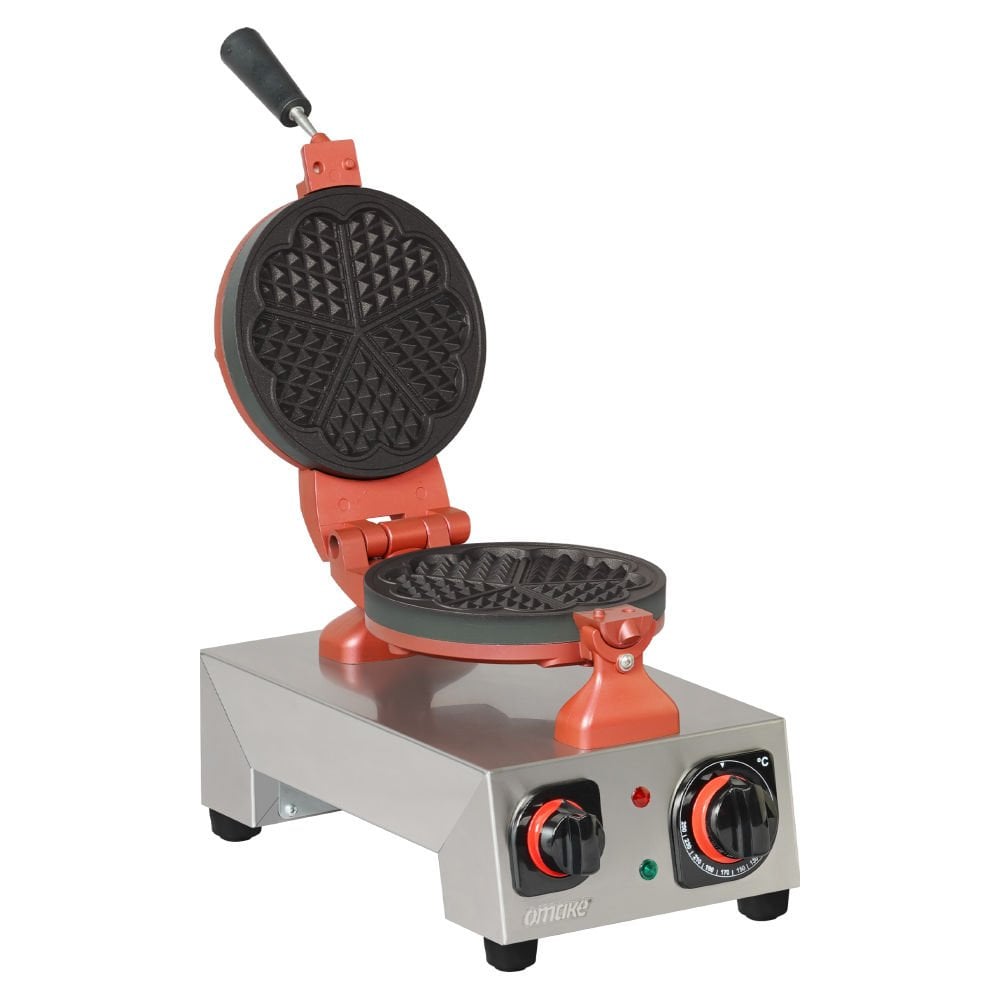 Omake Çiçek Model Tekli Waffle Makinesi