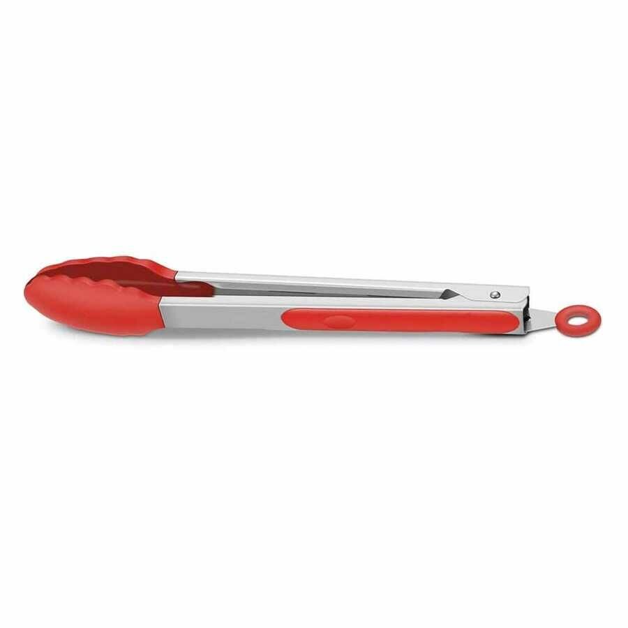 Barbekü Maşası Silikon 30 Cm Kırmızı (Bmk-30)