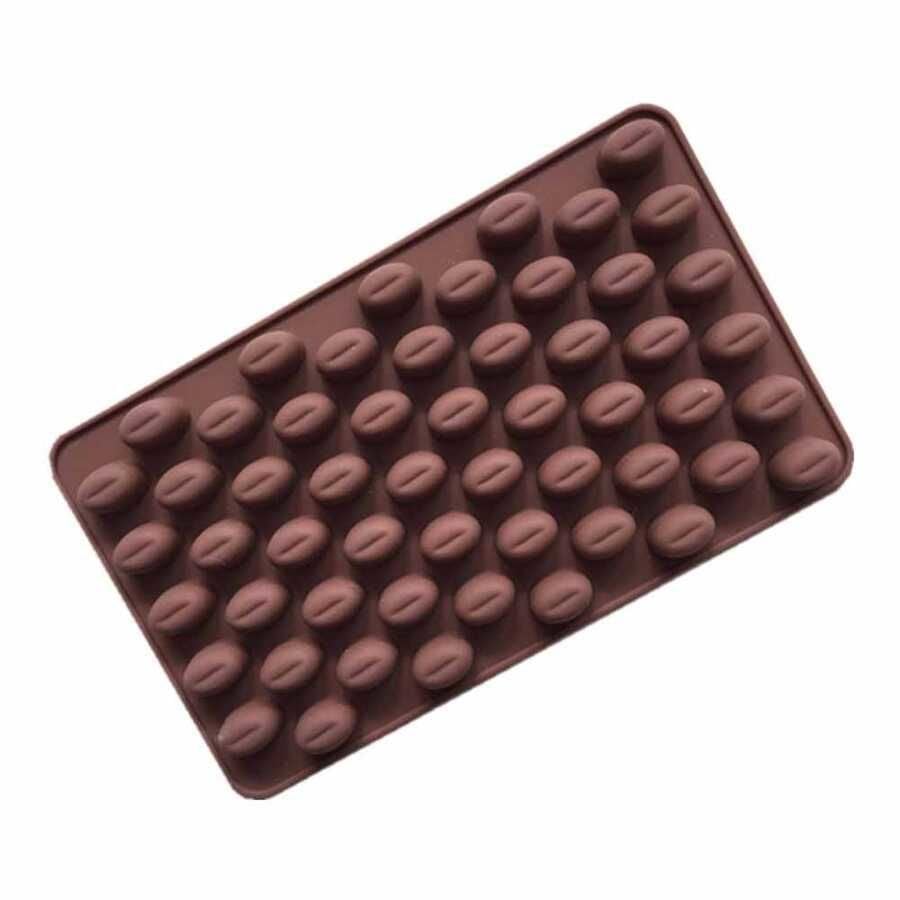Silikon Çikolata Kalıbı Kahve Çekirdeği 18.5*11*1.4Cm (Khc-18)
