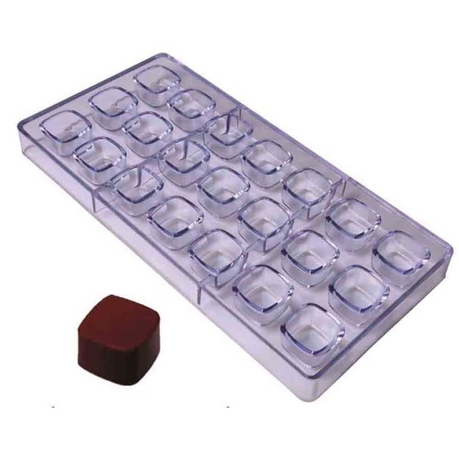 Polikarbon Çikolata Kalıbı Kare 27.5X13.5 (Krp-14)