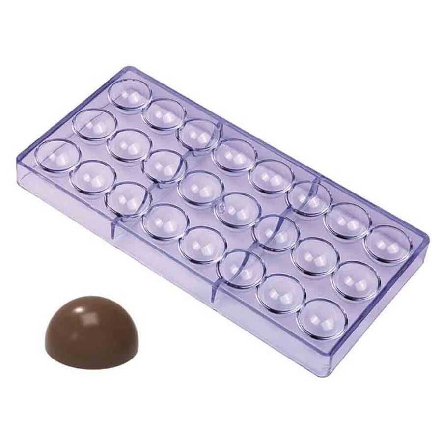 Polikarbon Çikolata Kalıbı Küre 27.5X13.5 (Kep-16)