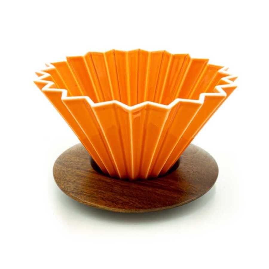 Ahşap Standlı Dripper Turuncu