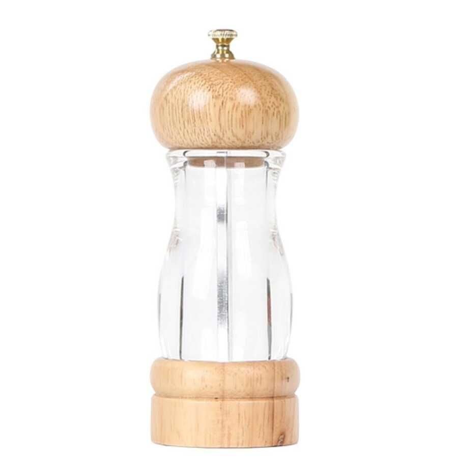 Akrilikahşap Biber Değirmeni Çelik 16 Cm(Dcaa-160)