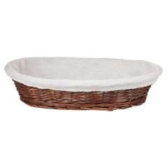 Hasır Bezli Oval Ekmek Sepet 32 Cm (Eso-32R)