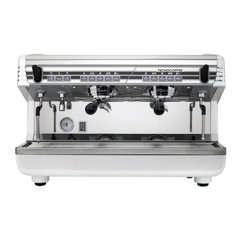 Tecnocoffee Appia II Tam Otomatik Espresso Kahve Makinesi, 2 Gruplu, Beyaz, By Nuova Simonelli