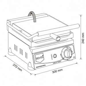 Remta R72 Toaster, 8 Slices Standard Electric